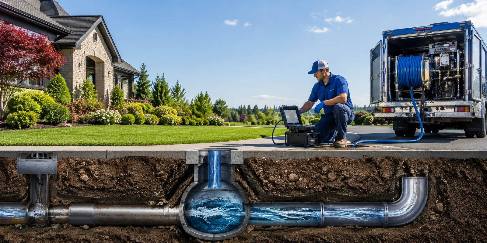 Drainage restoration information for New Waverly, IN